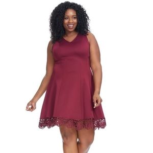 Sleeveless Fit & Flare Dress